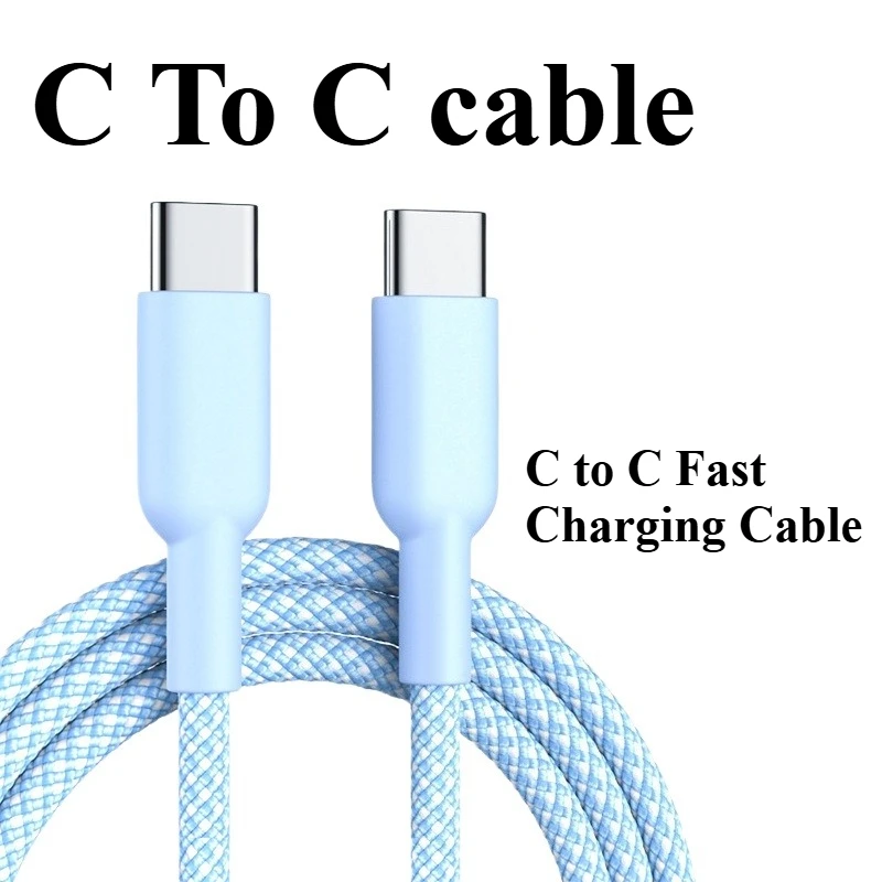 

C To C Cable PD 60W Fast Charging Cable Suitable for Apple IPhone 17 Samsung Xiaomi Redmi Mobile Phone Fast Charging Data Cable