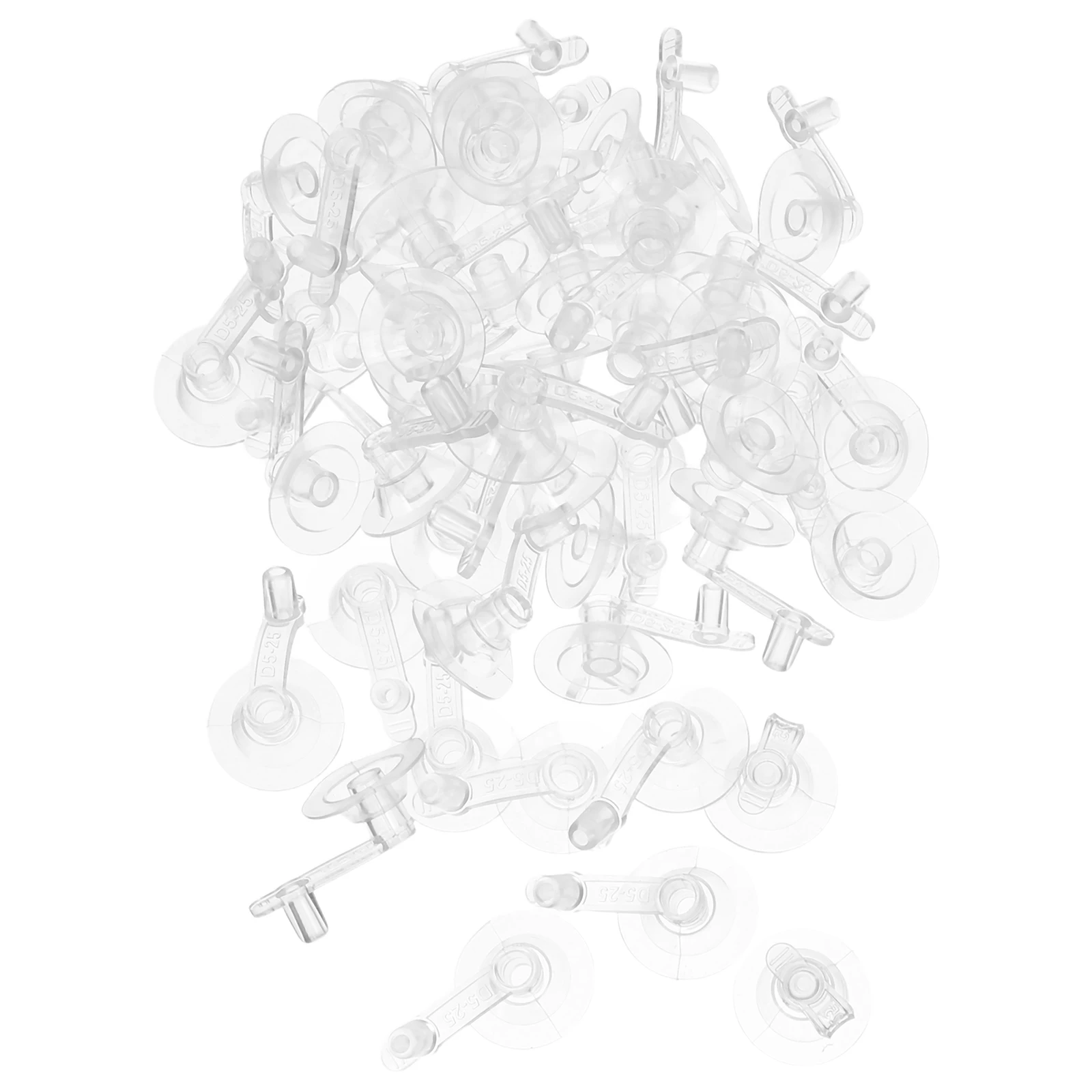 50Pcs Air Inflation Nozzles Plastic Pump Adapter Replacement Nozzle Heads Foot Inflator Swimming Ring Pillow Pump