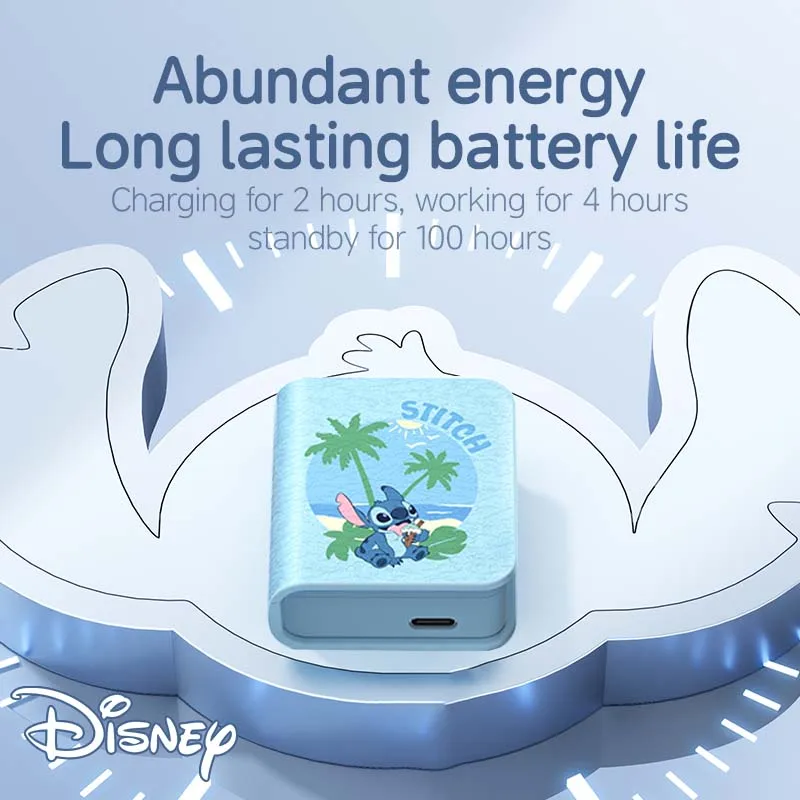 New Disney Lilo & Stitch Bluetooth Earphones Angel Wireless Headset Sport Noise Reduction Touch Control Games Cartoon Headphones