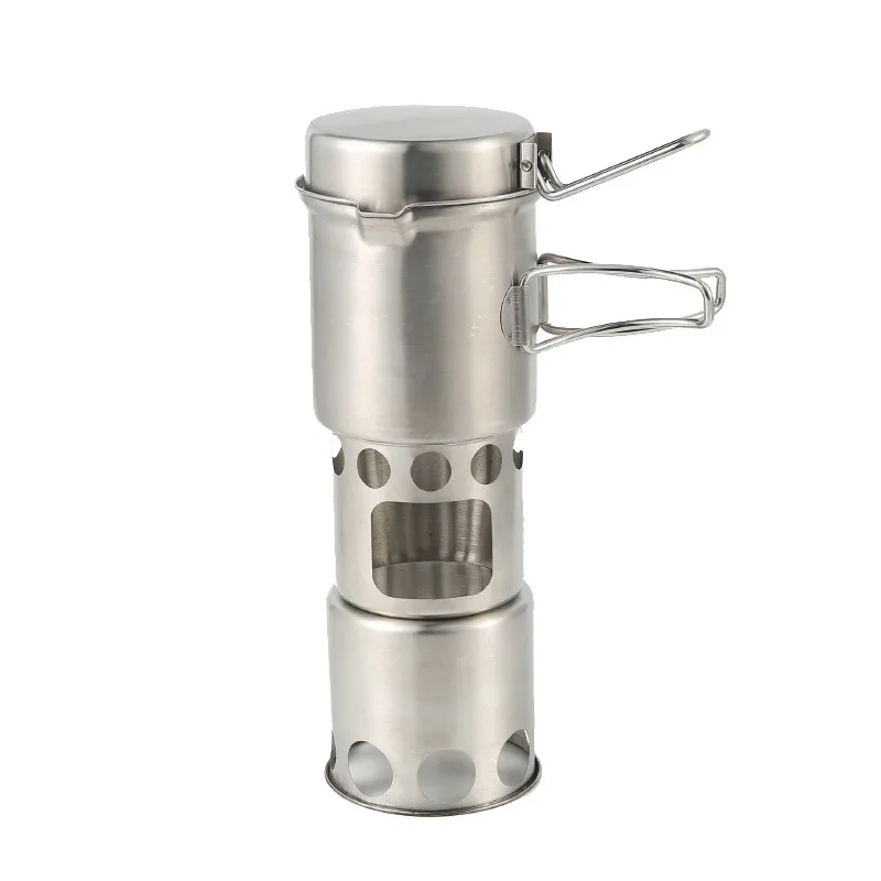 

Camping Wood Stove Steel Camping Stove Outdoor Firewood Stove Portable Camping Cooking Stove For Hiking Backpacking