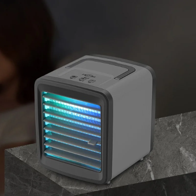 Newportable Mini Air Cooler Small Air Cooler Office Air Purifier And Cooling Fan USB Charging 2 Speed Settings