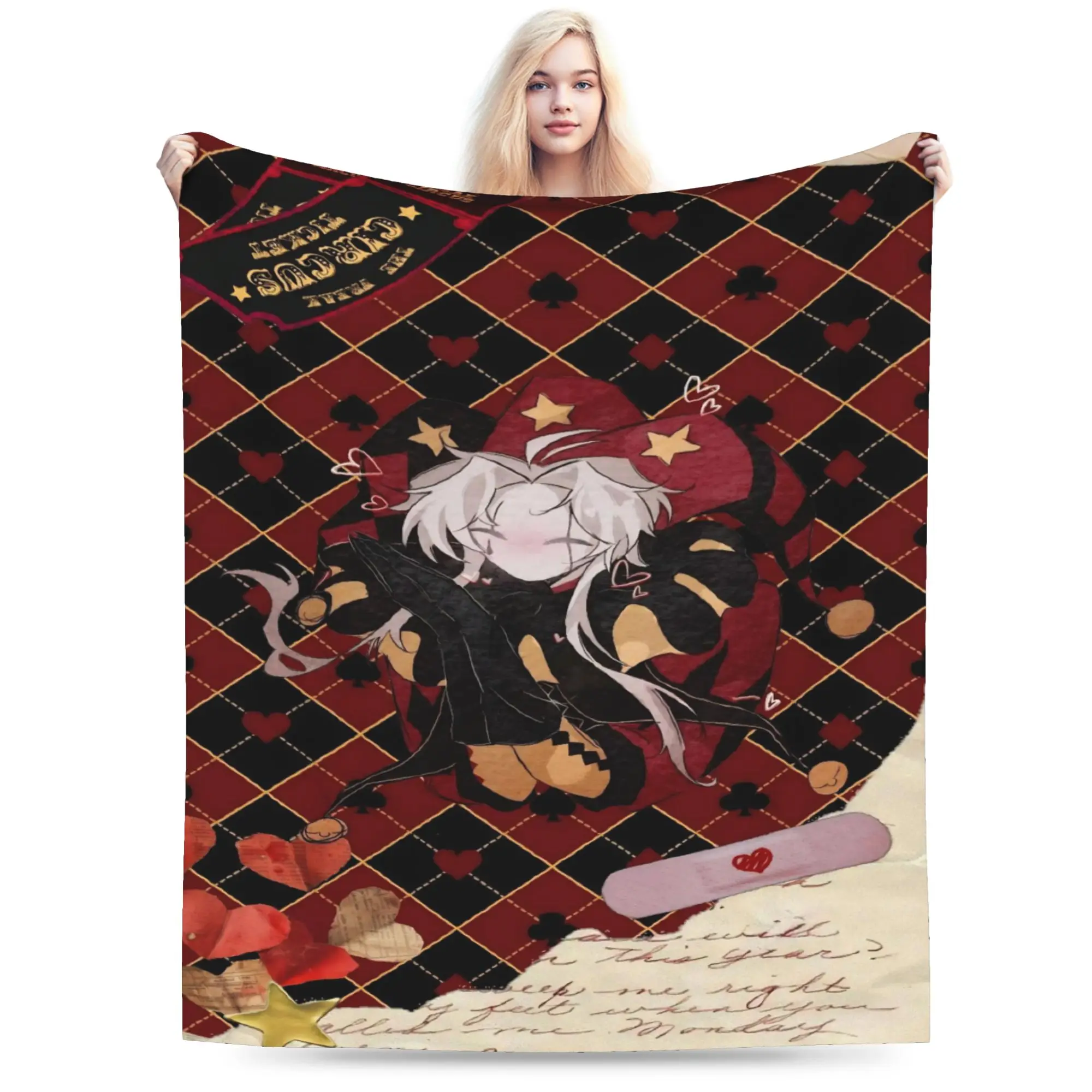 Pierrots The Freak Circus Merch Blanket Soft Flannel  Throw Blanket Relax Bedspread