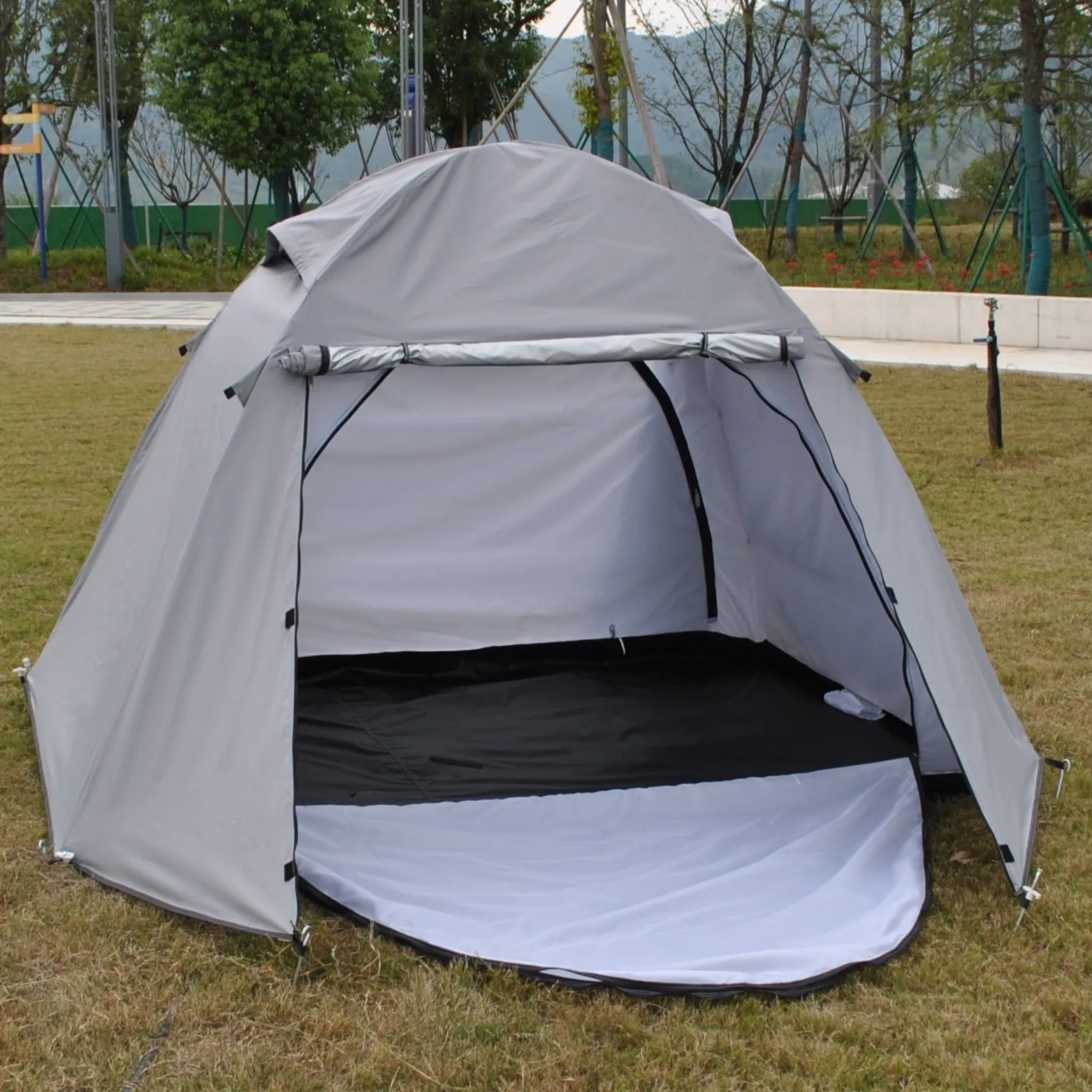 CZX-745 2-Person Durable 4-Season Backpacking Tent Unique Sunscreen Design for Outdoor Camping Adventures