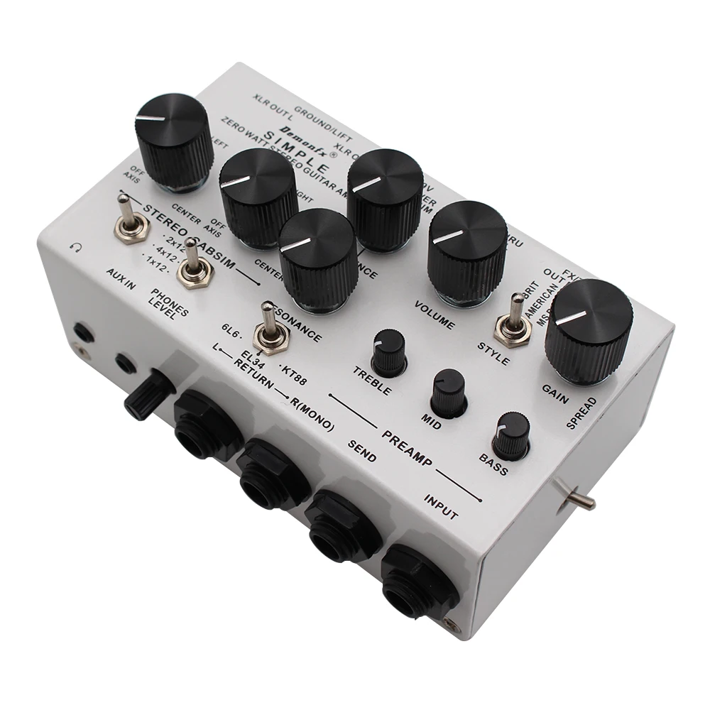 Demonfx シミュレーター プリアンプ ギターエフェクトペダル SIMPLE 3