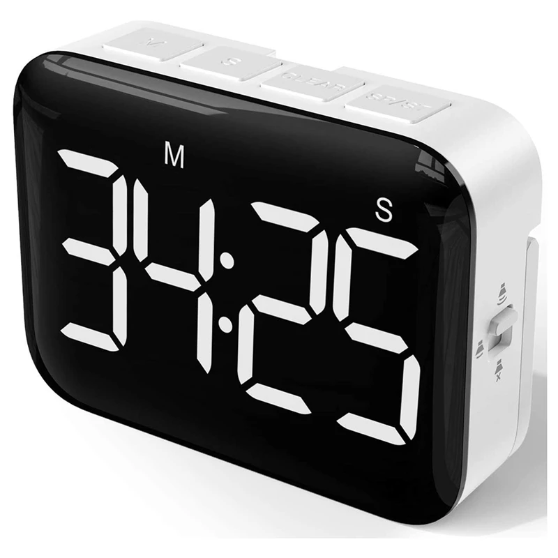 

JFBL Hot Digital Kitchen Cooking Timer - Magnetic Countdown Count Up Timer, Easy To Use For Cooking Kitchen Timer Digital