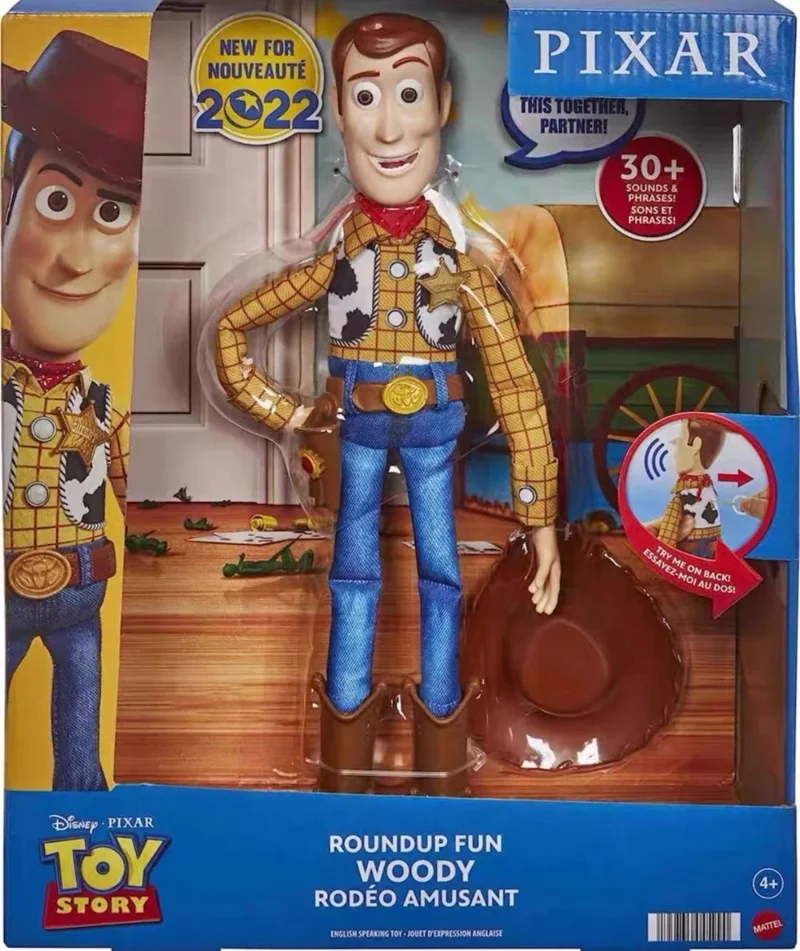 

In Stock Genuine 33cm Disney Toy Story Woody Buzz Lightyear Spacecraft Sound Model Desktop Action Figure Surprise Xmax Toy Gifts