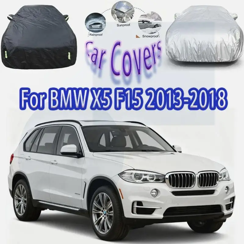 

Для наружной защиты, водонепроницаемые, полные для BMW X5 F15 2013-2018, солнцезащитный козырек, пылезащитные автомобильные аксессуары, автомобильные чехлы