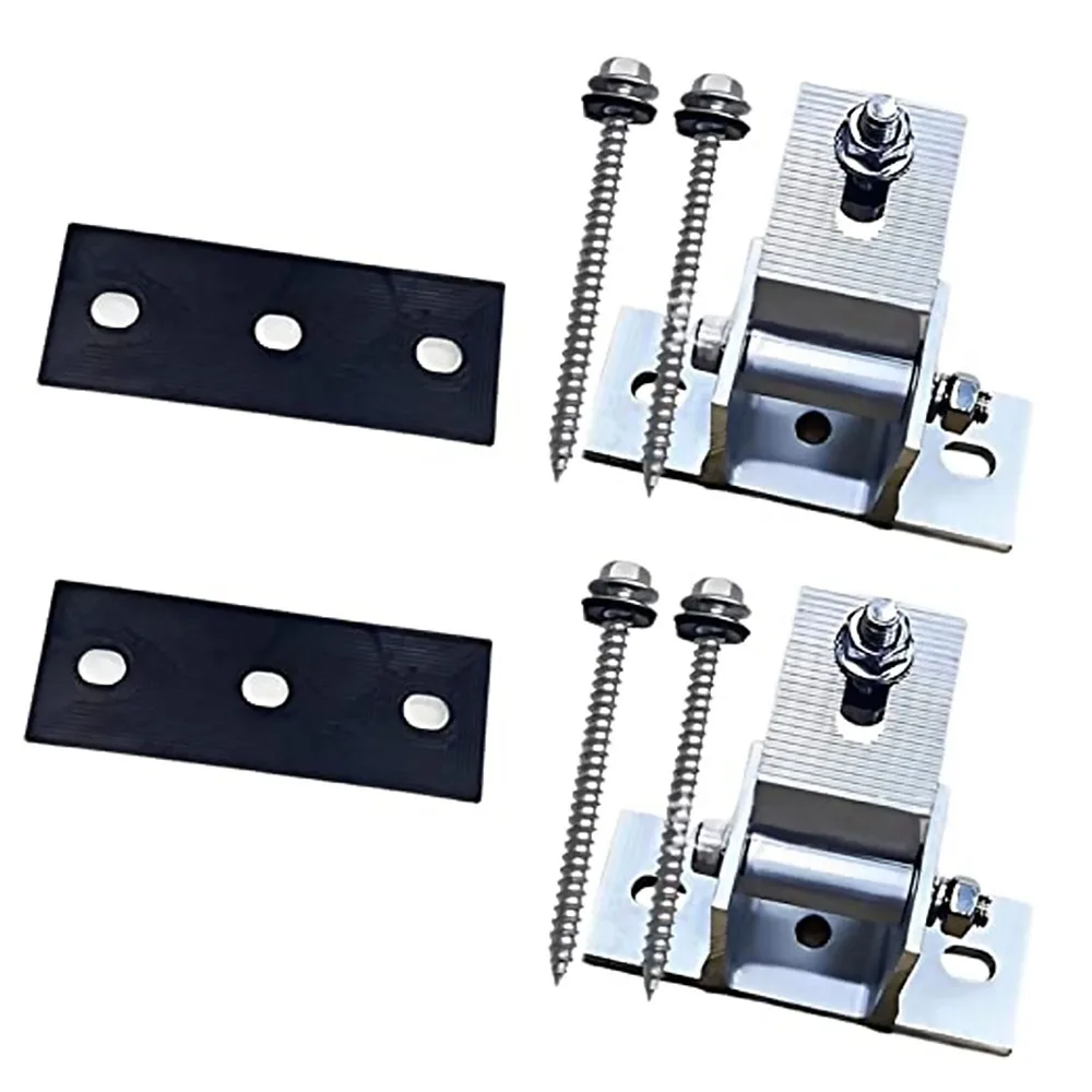 15-30° adjustable Solar Bracket With rubber pad 2 brackets included Mount Kit Complete set Hex screw equipped Solar Stand