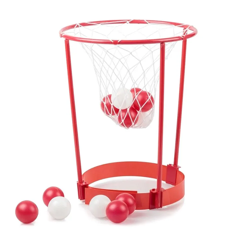 Child Overhead Basketball shooting toys Outdoor Headband Hoop Balls  Throwing Toy Security Catching Basketball Parent-child Game