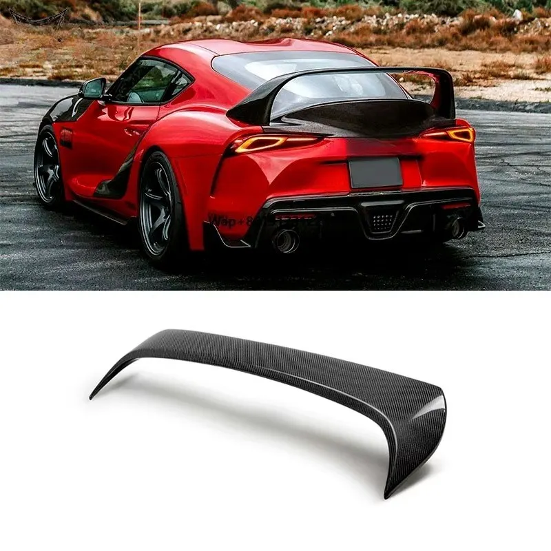 

High Quality Carbon Fiber Rear Spoiler for A90 A91 Mk5 2020-2022 Rear Trunk Wing Body Kit Car Exterior Auto Parts
