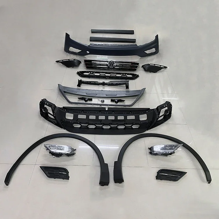 

China car manufacturer automotive spare parts car lip front bumper for vw tiguan L 2017 body kit accessories