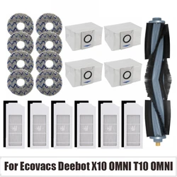 Ecovacs Deebot X1e OMNI 진공 청소기 로봇 필터 사이드 브러시 청소 천 예비 부품, 먼지 상자 액세서리