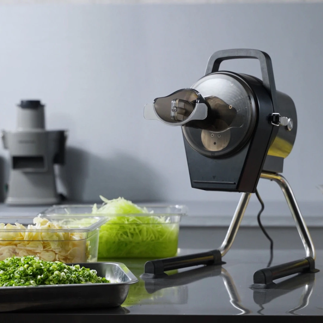 

2024 New Arrival Restaurant Vegetable Chopper, DC 200W, Desktop Multi-Purpose Vegetable Cutter Small Vegetable Dicing Machine