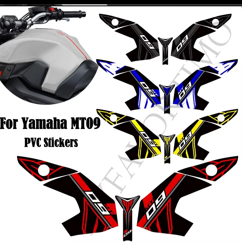 

For Yamaha MT09 MT 09 FZ SP Motorcycle Tank Pad Side Gas Fuel Oil Kit Knee Fairing Fender Protector Body Set Stickers Decals