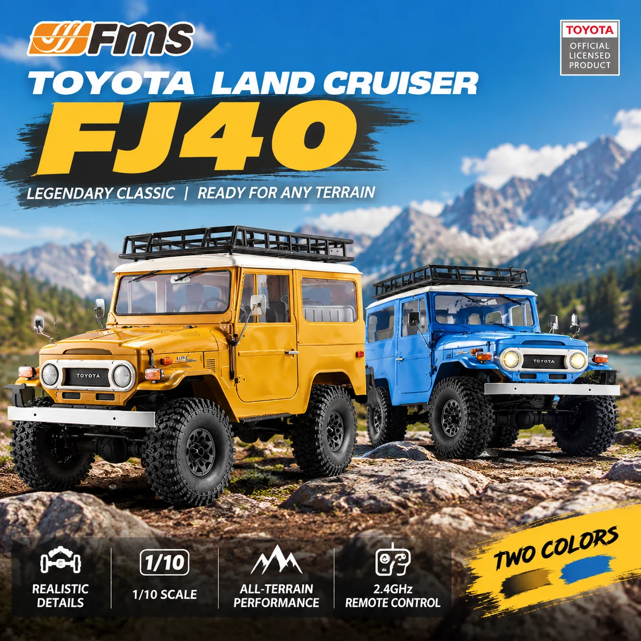Rc Hobby Land - รถบังคับวิทยุ FMS 1/10 Toyota FJ40 Land