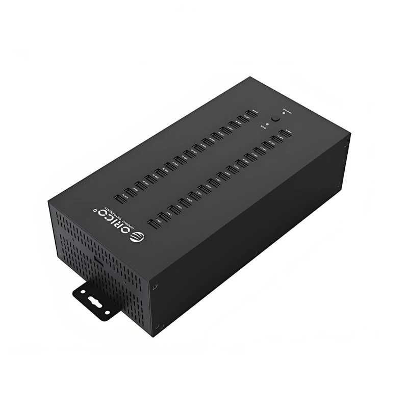 Portable ORICO 30 Port Splitter Industrial Grade USB Hub Converter with 300W Power Supply for Mobile Phone Multi Port Charging