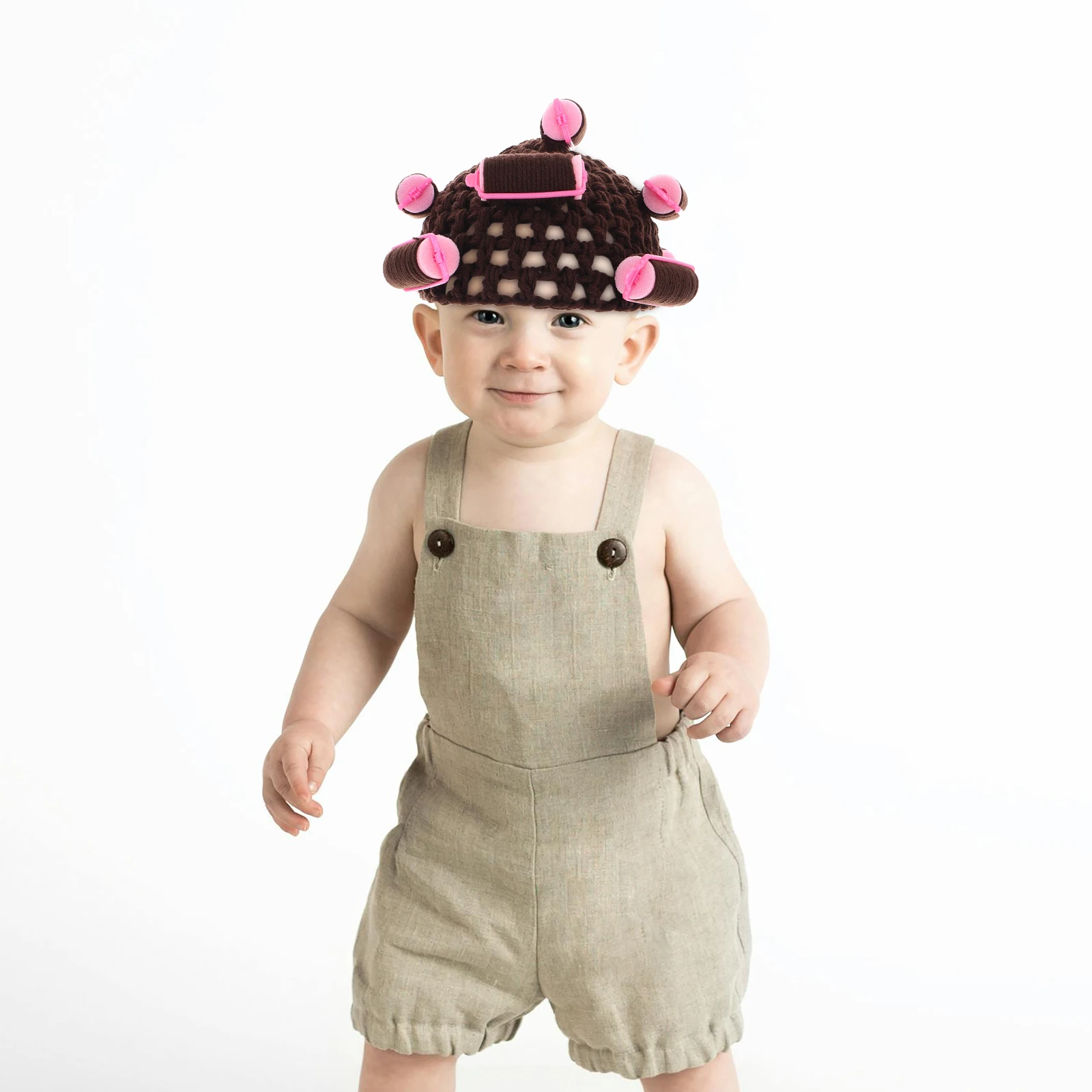 

Baby Photo Props Newborn Hats Wigs Infant Costume Girl Boy Photography Outfits Quirky Studio Accessories Durable Quality