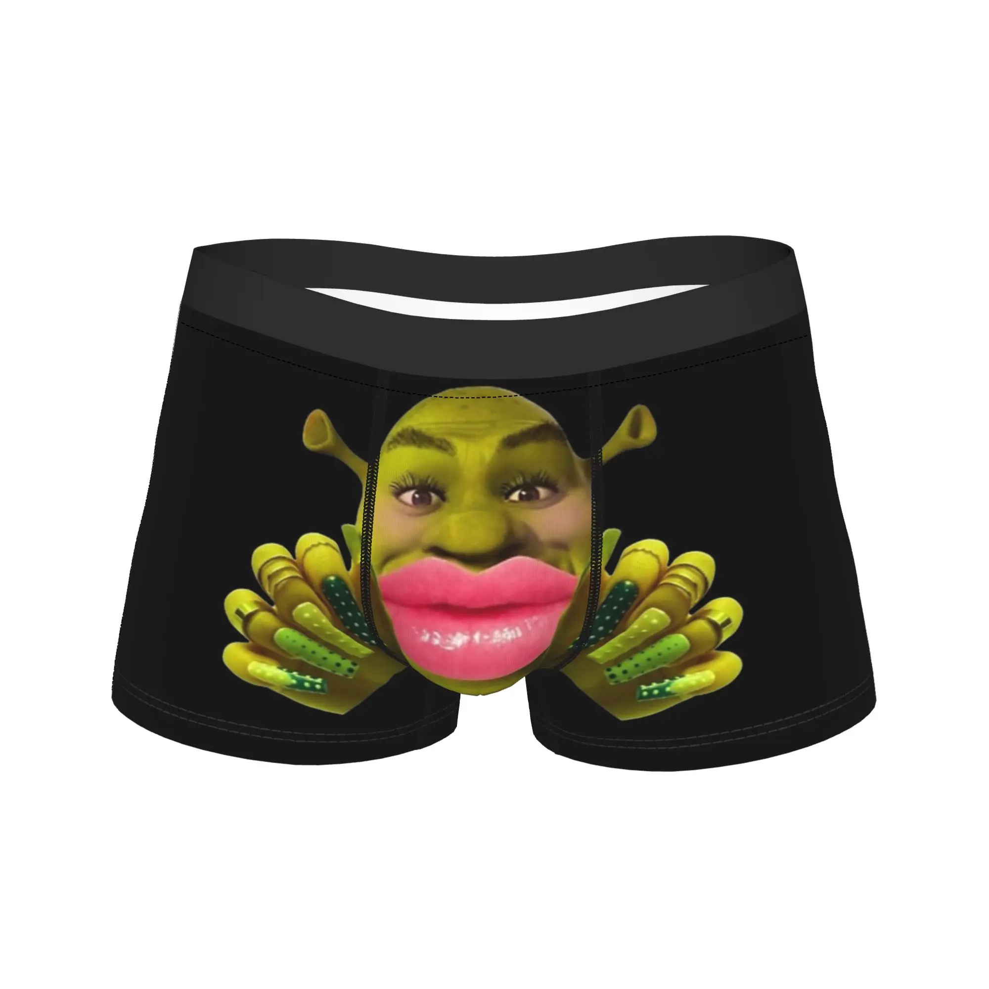 S-shreks Material Girl aesthetic Shorts Briefs  Underwear Trenky Men Funny Boxer Shorts Custom DIY Plus Size Panties