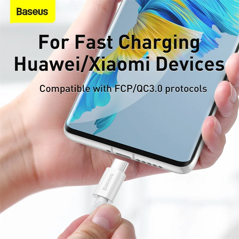 Baseus 100W USB C Cable For iPhone 17 16 15 Plus Pro Max Type C Cable For Macbook Pro ipad PD Fast Charger Cord Type-C Cable