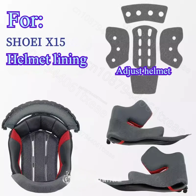 Suitable for SHOEI  X15 helmet liners Motorcycle Full Face Helmet Linging Adjust The Size Of The Helmet moto accesorios