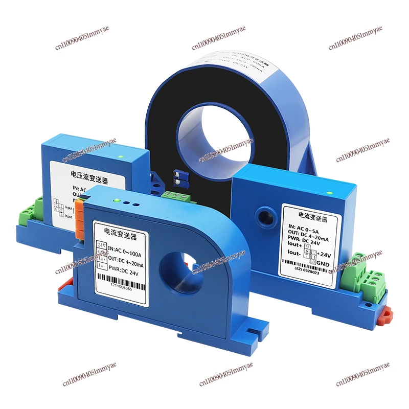 

Perforated AC Current Transmitter Hall DC Mutual Inductance 5A To 4-20mA Single\ Three-phase Voltage Sensor 485