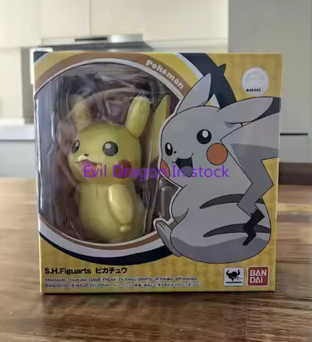 100% Original Bandai Sh Figuarts Shf Pokemon Pikachu Action Figures Anime Model Toys Figura Pvc Gifts in Stock