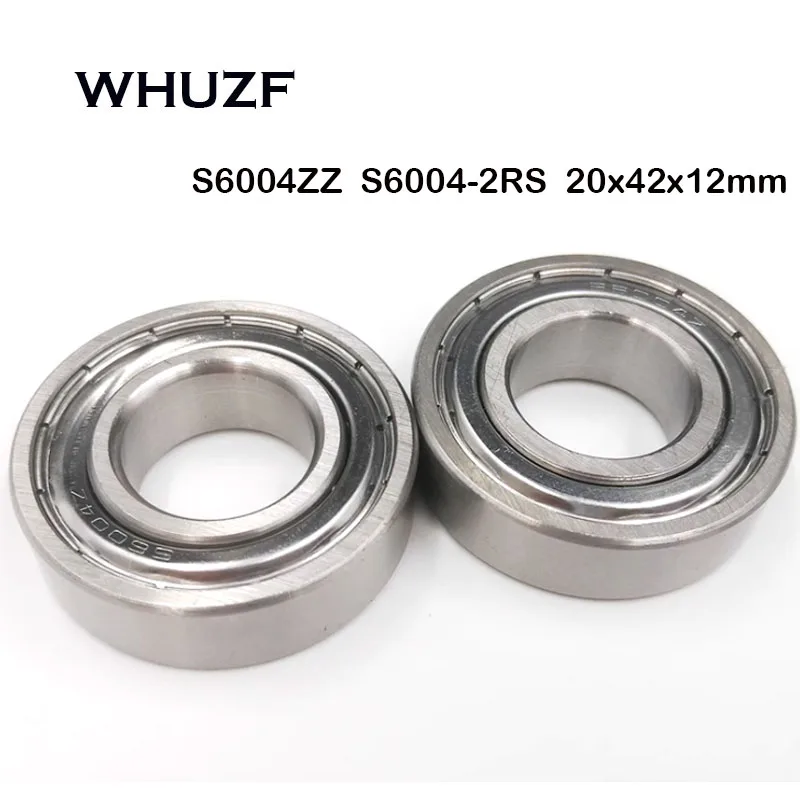 

High Quality S6004ZZ ABEC-7 ( 5PCS ) Stainless Steel Deep Groove Ball Bearing 20x42x12mm 6004ZZ S6004-2RS Roulement A Bille