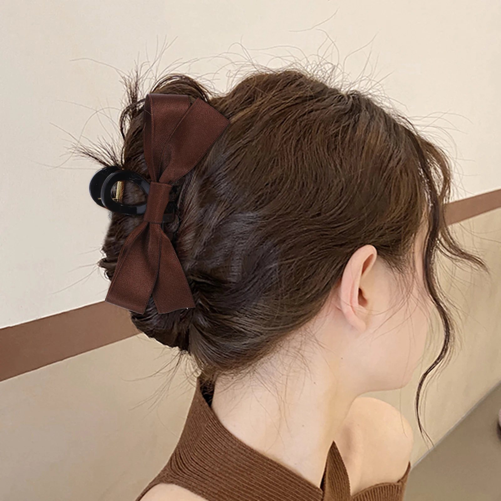 

3Pcs Cute Bow Hair Claw Clips for Women Large Decorative Jaw Clips Fashion Hair Accessories Party Wedding Daily