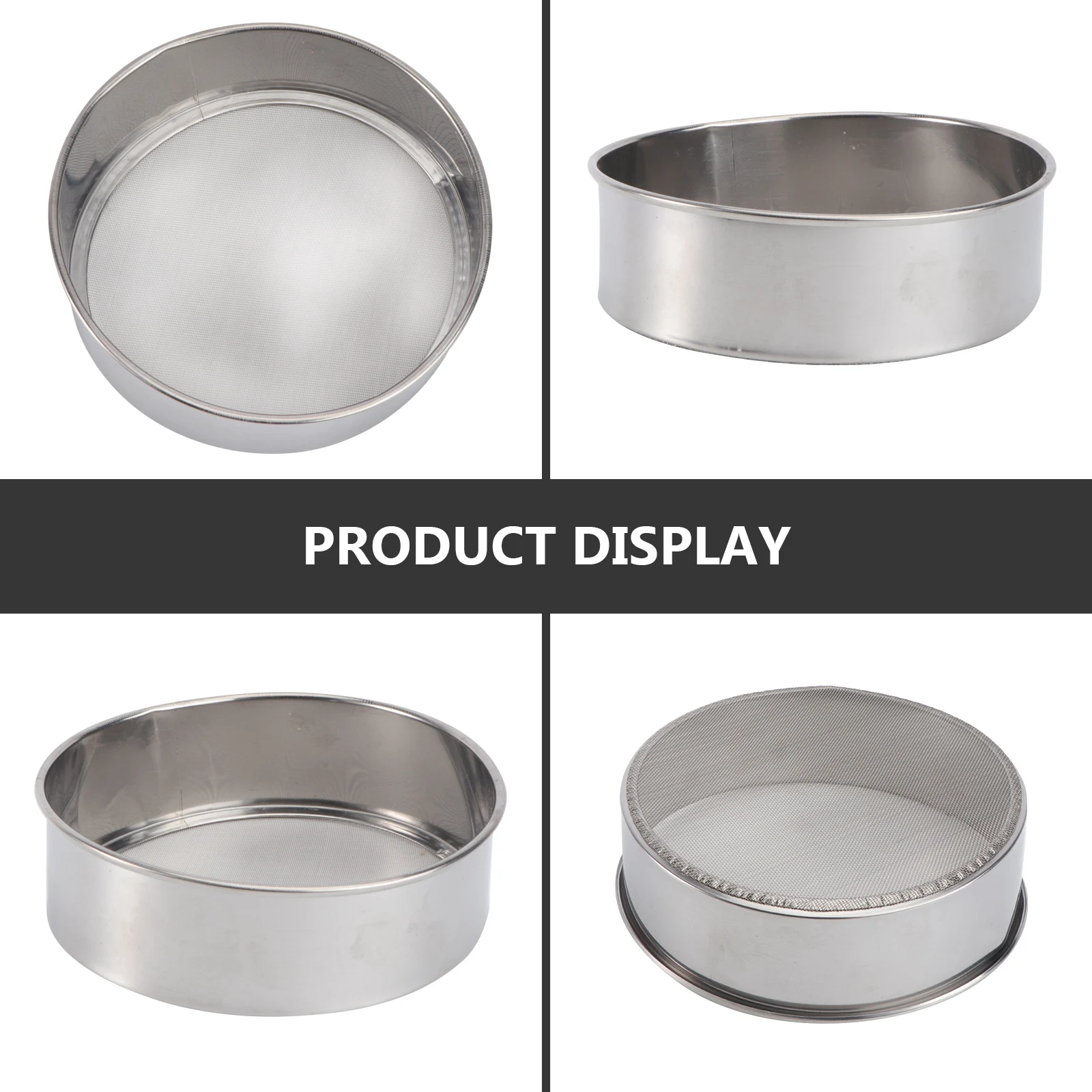 

Flour Sieve Sifter Tool Baking Strainer Cake Filter Powdered Sugar Sifting Wheat Rice Flour Sifting Strainer