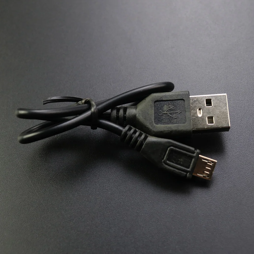 1pcs Black USB 2.0 A Male to Micro B Male Data Sync Charger Adapter Cable For LG for Samsung 20cm