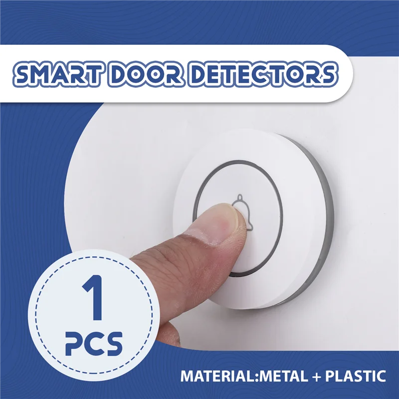 M6 Doorbell Outdoor Button Wireless Doorbell Smart Wifi Doorbell Home Alarm Smart Doorbell Wireless 433 Doorbell-PZZW