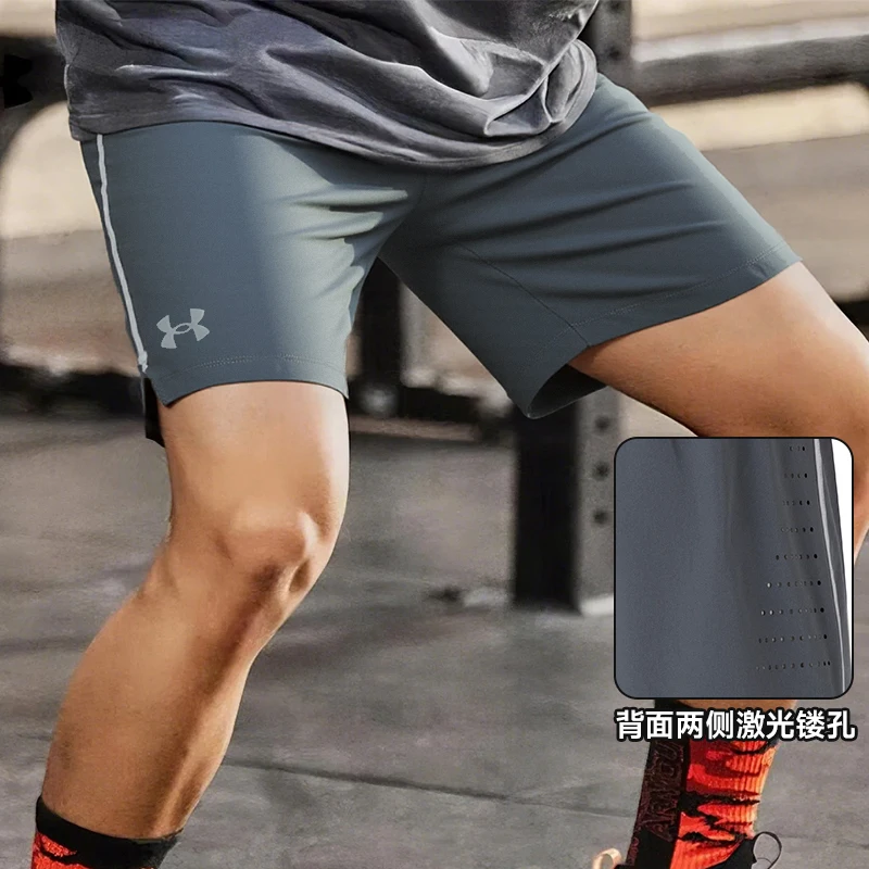 

Мужские спортивные брюки Under Armour, тренировочные брюки для бега, фитнеса, удобные дышащие шорты 1377484-012