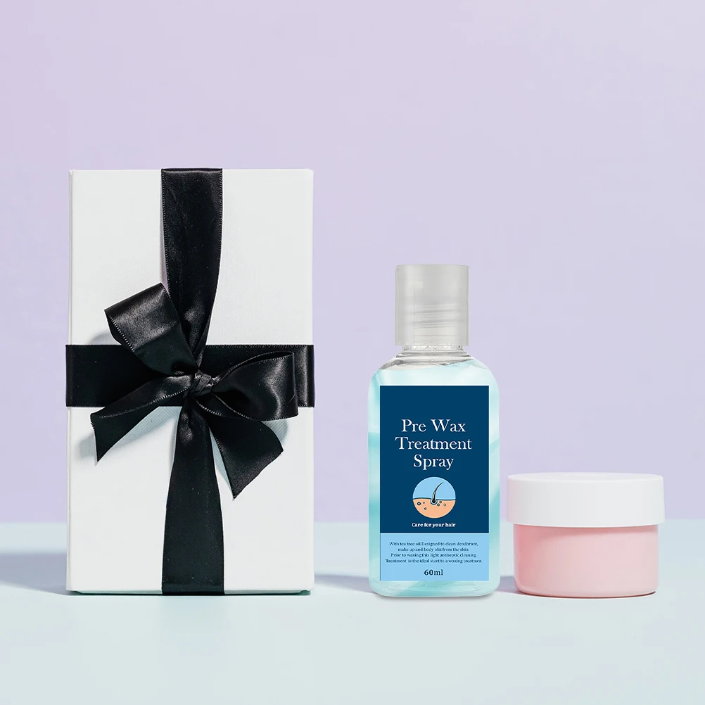 

3 Bottles Pre Wax Treatment Skin Hair Removal Cleaning Solution Wax Cleaner Spray Repair Liquid Hydrate Brighten Smooth Skin