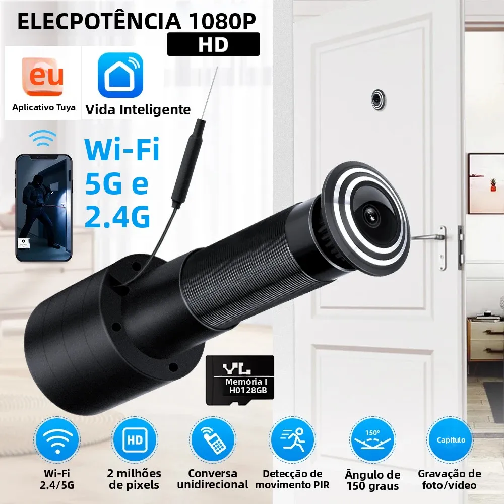 elecpow-tuya-wifi-peephole-door-camera-1080p-24g-5g-smart-pir-motion-detection-door-viewer-no-battery-work-with-direct-current