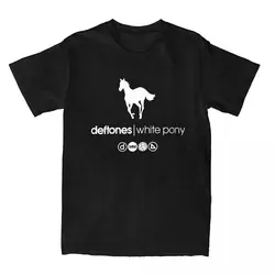 Men Women's Deftones Rock Band Ohms White Pony Shirts Merch Amazing 100% Cotton T Shirts Tee Clothes Summer