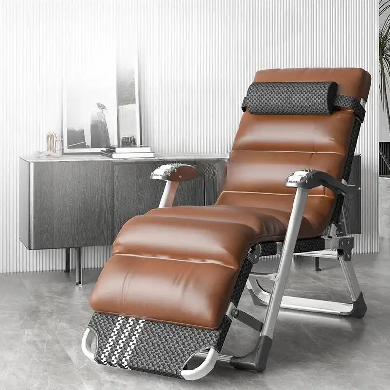 Chaise Lounge de playa de lujo para relajarse, balcón, oficina, hogar, Chaise Lounge, relajación, Camping, Sillones, muebles individuales para Patio QF50TY