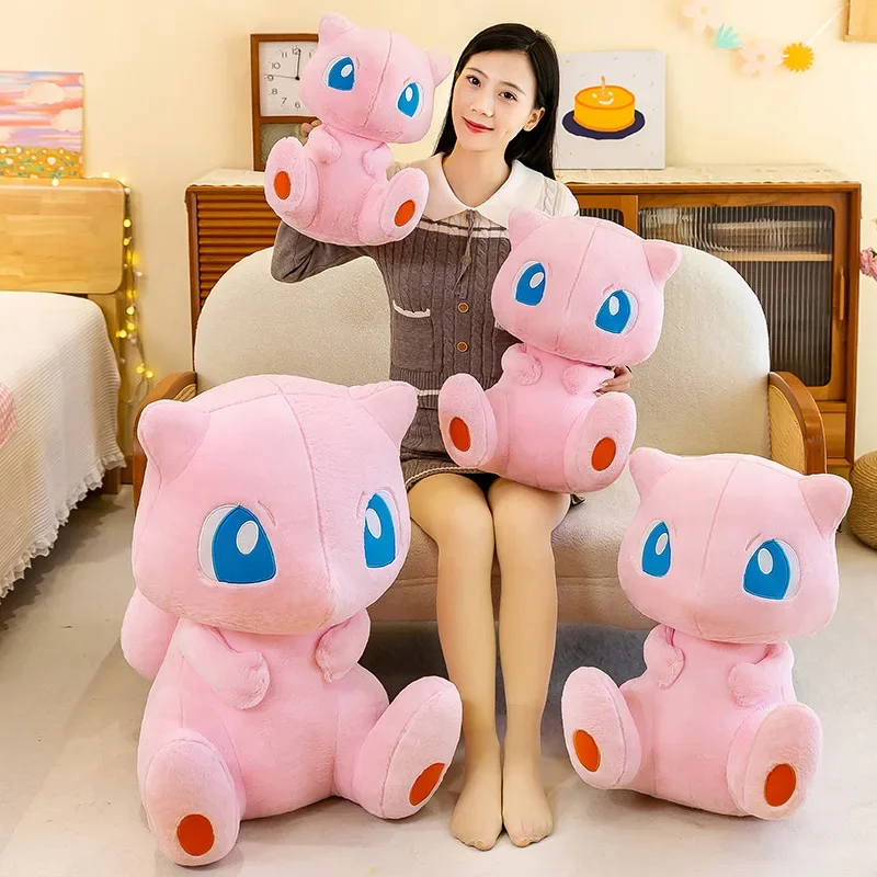 35-70CM New Pokemon Mew Plush Huge Toys Mewtwo Pokémon Anime Doll Cute Rabbit Stuffed Plushie Gift for Children Birthday Kids