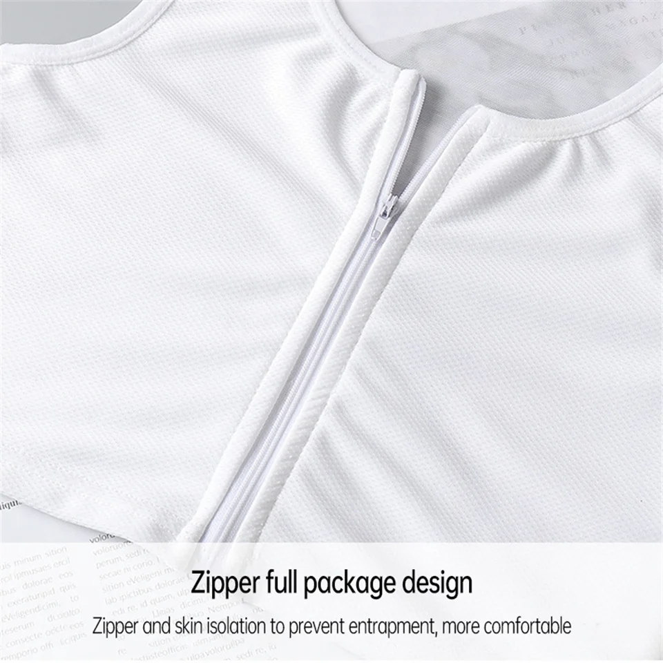 Becirzet Damen Atmungsaktiver Brustbinder, Atmungsaktive Drahtlose Brustbandage, Dünne Kurze Unterwäsche-Weste – Detail 14