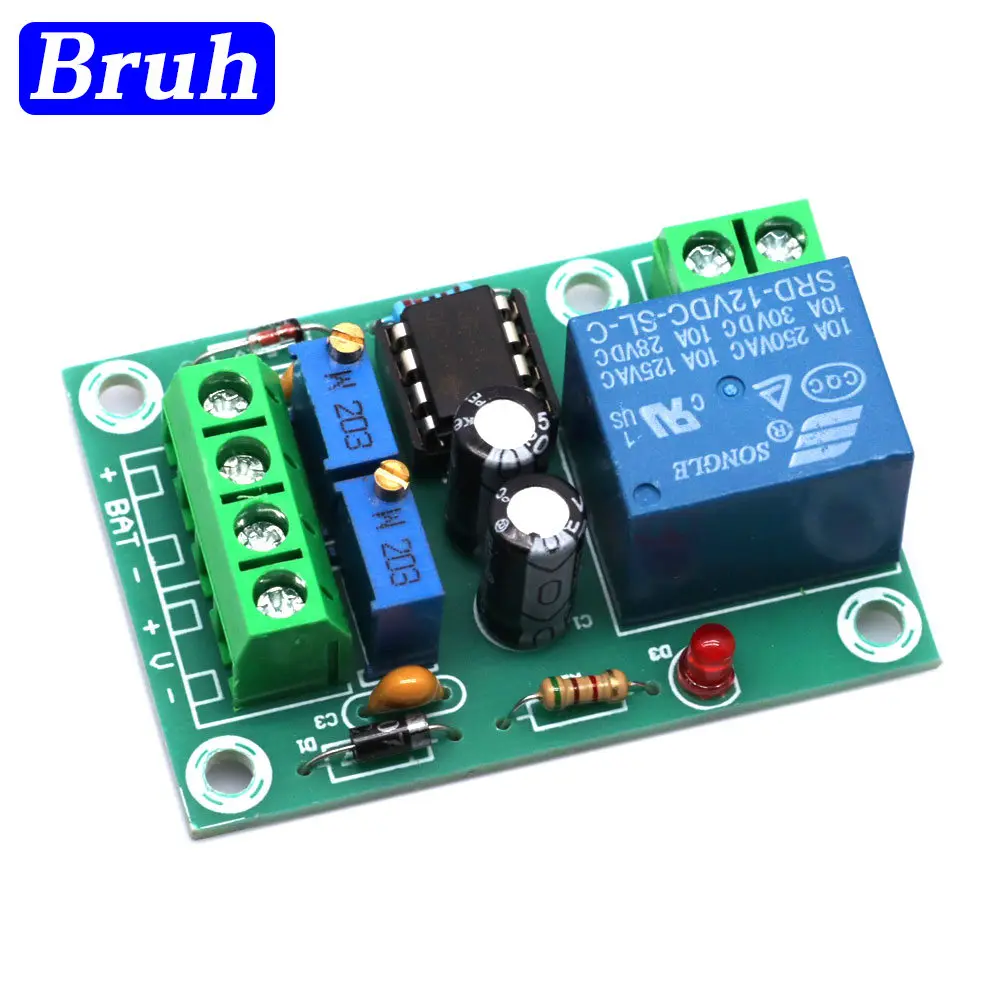 XH-M601 Intelligent Charger Power Control Panel Automatic Charging Power 12V Battery Charging Control Board For Diy Kit