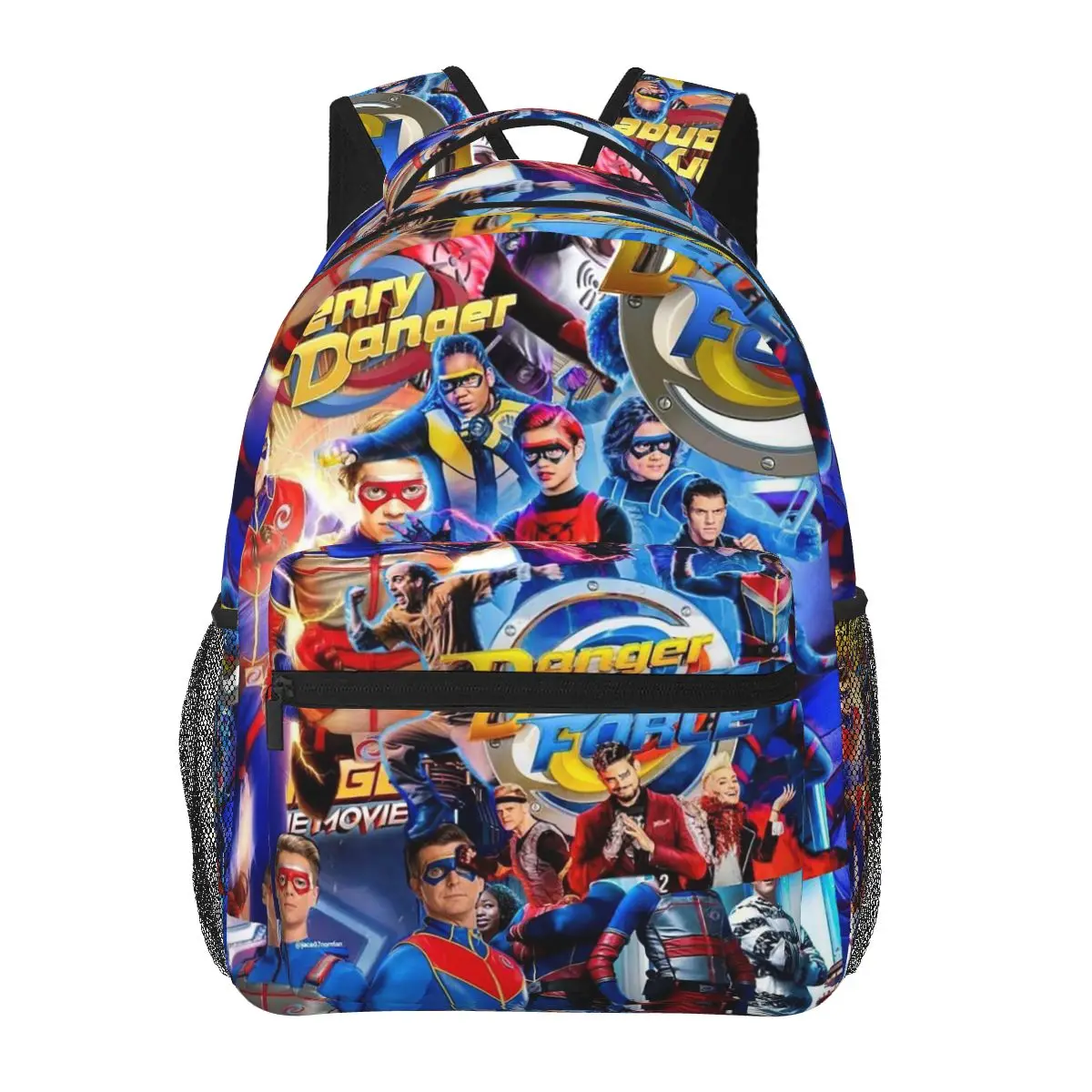 Henry Danger Backpacks Boys Girls Bookbag Students School Bags Cartoon Laptop Rucksack Shoulder Bag Large Capacity