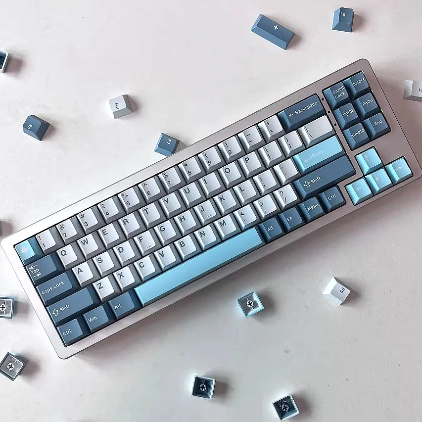 

GMK Whistle SHOKO keycaps Cherry original height ABS two-colour keycaps 163 keys for HI75 98 99 104 F87 and otherkeyboards