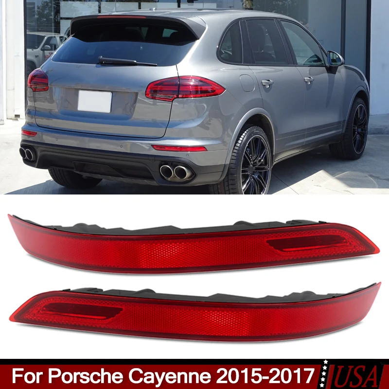 

Reflector Light For Porsche Cayenne Rear Left Fog light S GTS Turbo Base Sport 4-Door 2015-2017 Tail Fog Lamp Reflection Light