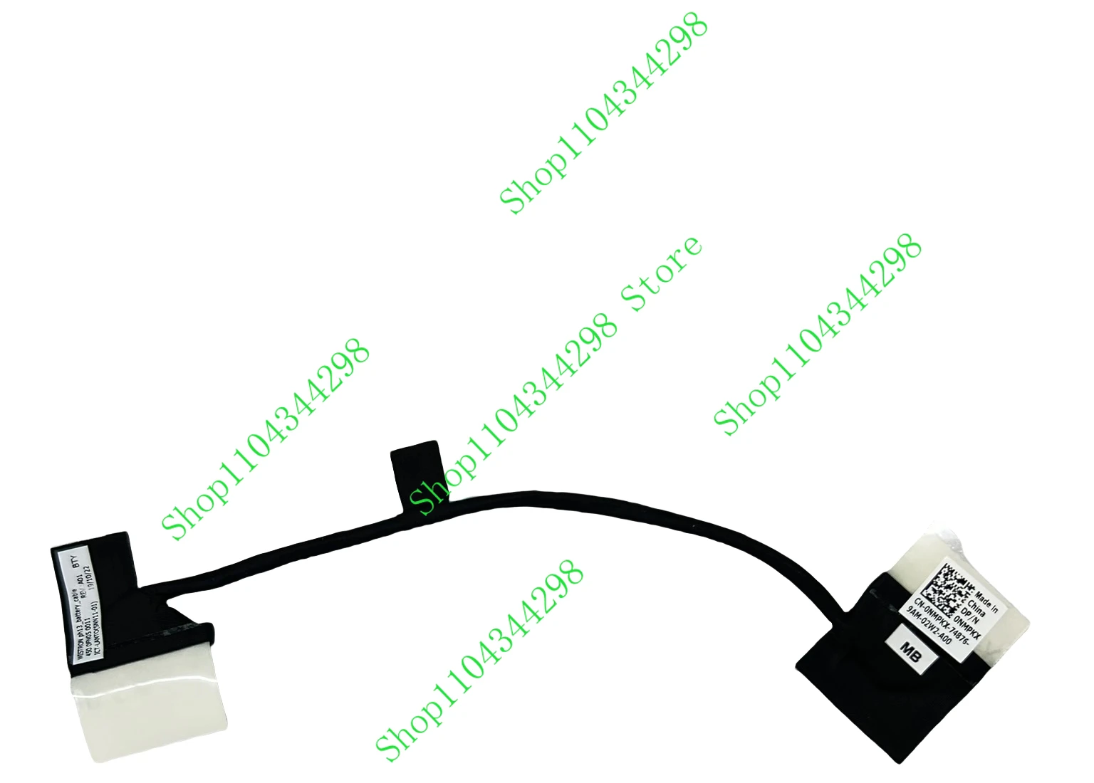 

For Dell Latitude 3300 3310 3350 E3300 E3310 E3350 Laptop Battery Flex Cable Connector Line Replace 0VJMM0 450.0FN07.0001 0NMPKX