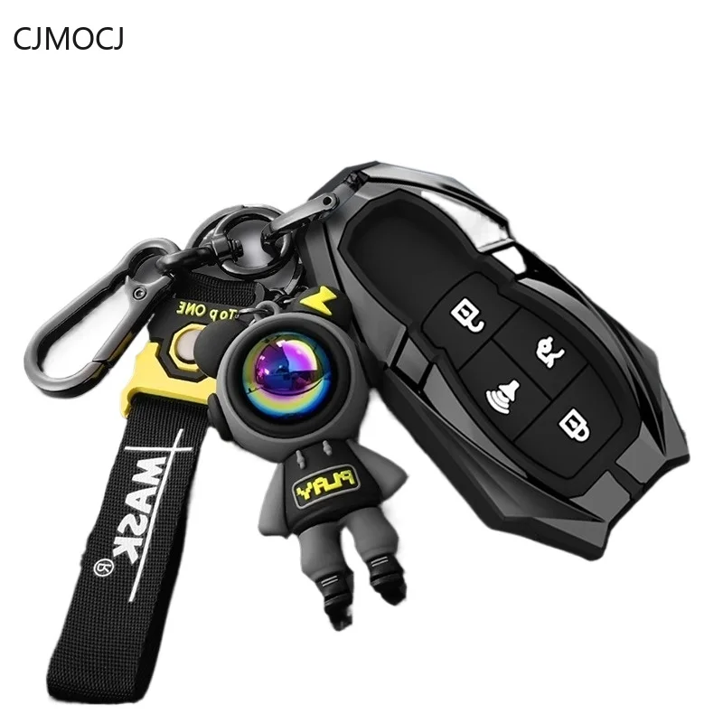 

Premium Zinc Alloy Key Cover for 2024 BAIC BJ30/BJ40/BJ60/BJ80/X7/EU7 - Protective Key Case Keybag Keychain