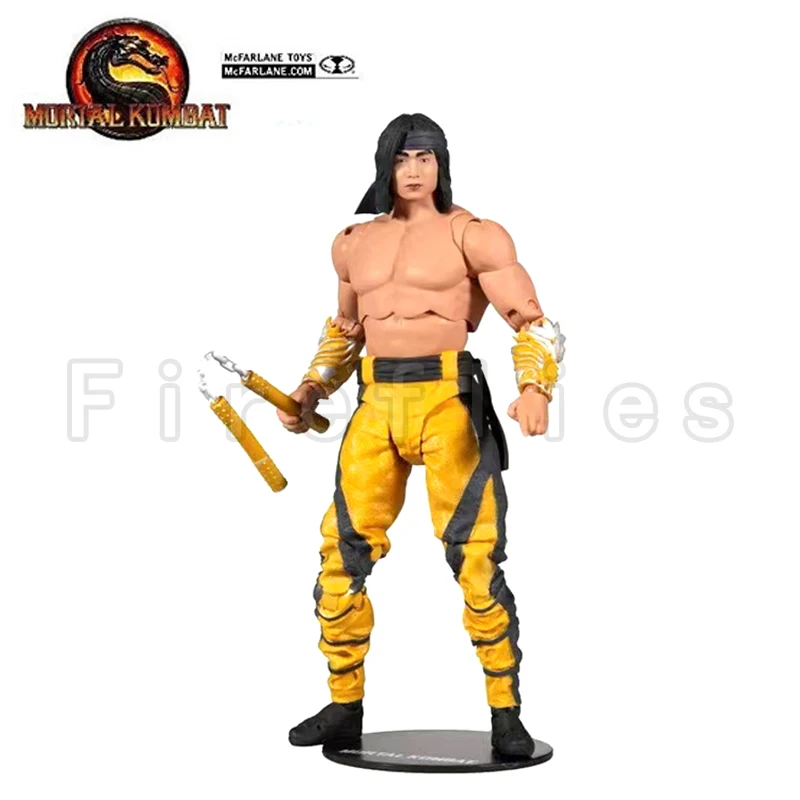 7inches McFARLANE Action Figure Mortal Kombat XI Liu Kang Anime Model For Gift Free Shipping