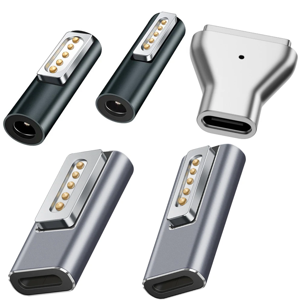 Magnetyczny Adapter USB USB do złącza żeńskiego typu C na magnetyczny 2 USB C żeński konwerter magnetyczny dla MacBook Air/Pro