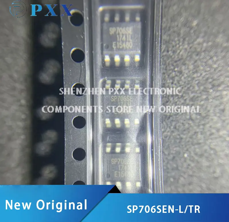 5Pcs SP706SEN-L/TR Low Power Microprocessor Supervisory Circuit 2.93V SOIC-8 New Original