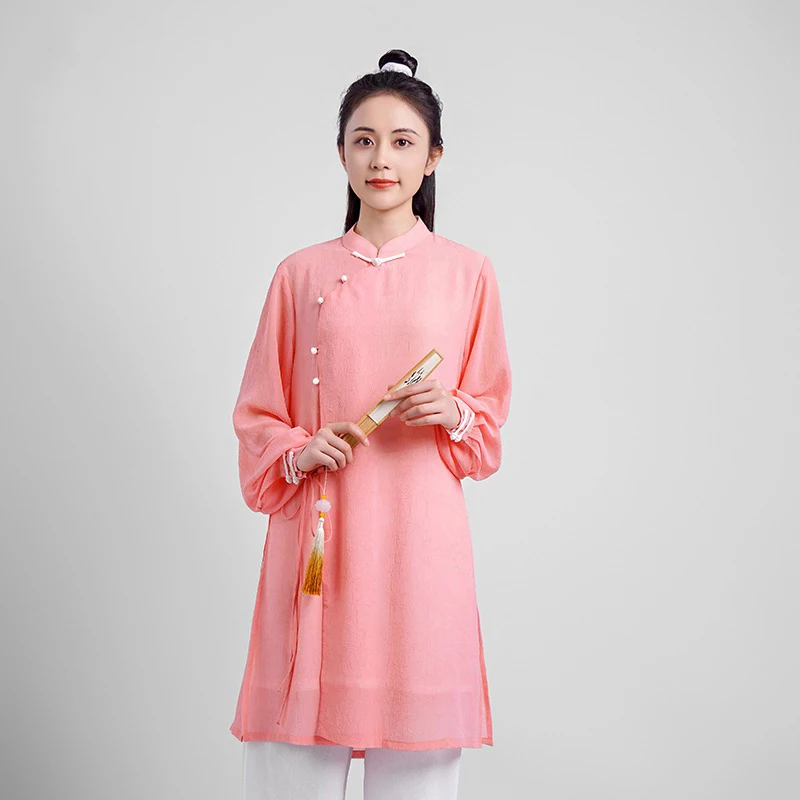 Women's Elegant Martial Arts Clothes Tai Chi Uniform Kung Fu Performance and Competition Costume Traditional Chinese Style