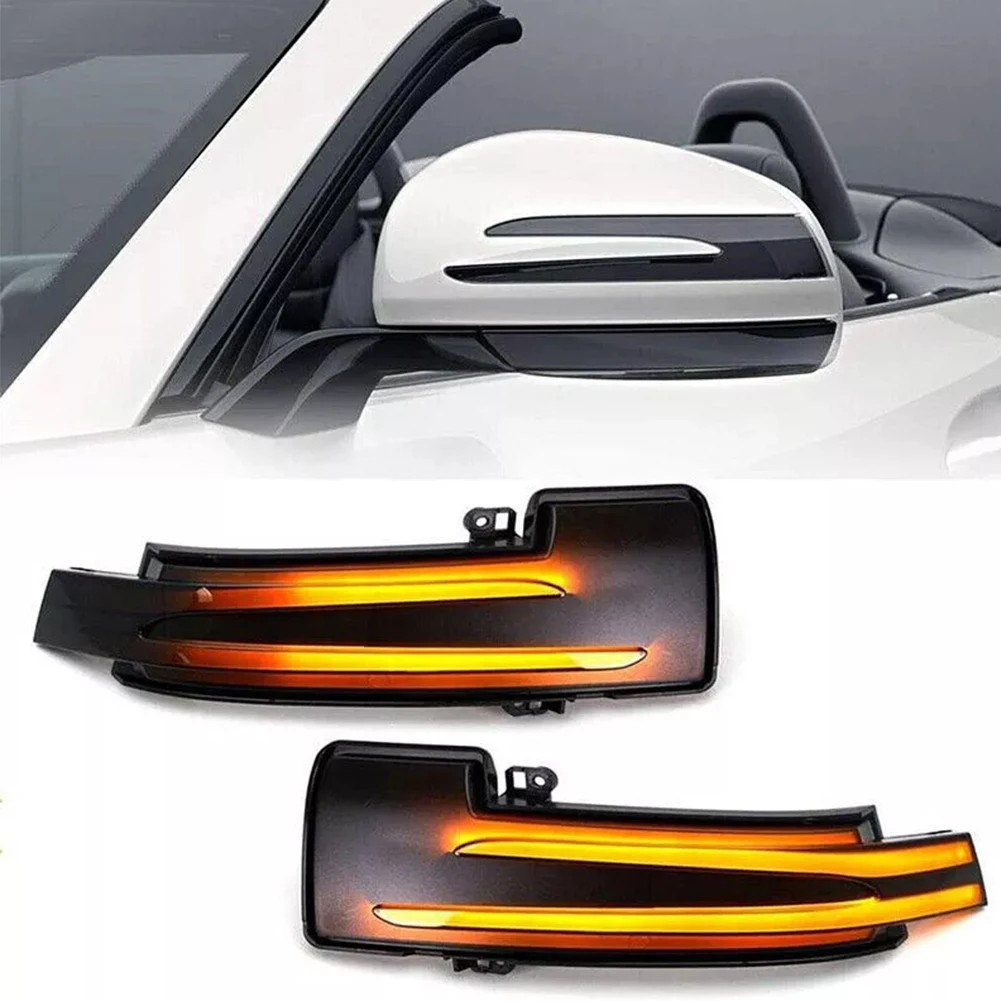 

2Pcs Side Mirror Indicator Lamp Waterproof LED Dynamic Turn Signal Light Exterior Mirror Turn Signal Lamp for Car Light Supplies