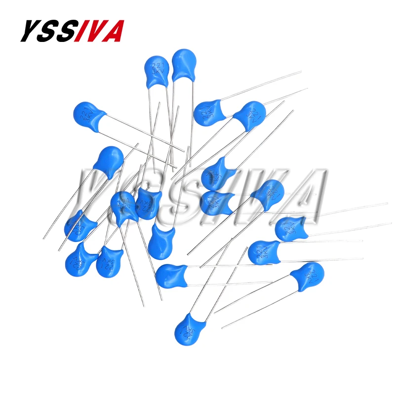 1000pcs High voltage Ceramic Capacitor 3KV 5PF 10PF 15PF 20PF 22PF 27PF 30PF 47PF 56PF 100PF 220PF 1NF 2.2NF 3.3NF 4.7NF 10NF